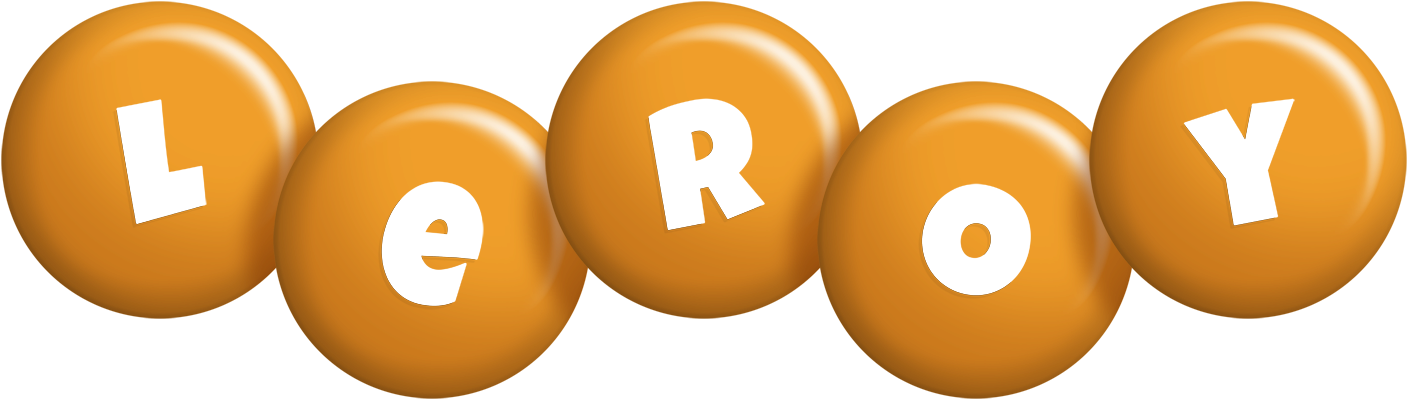 Leroy candy-orange logo