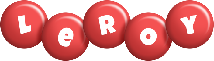 Leroy candy-red logo