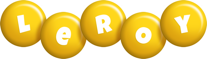 Leroy candy-yellow logo