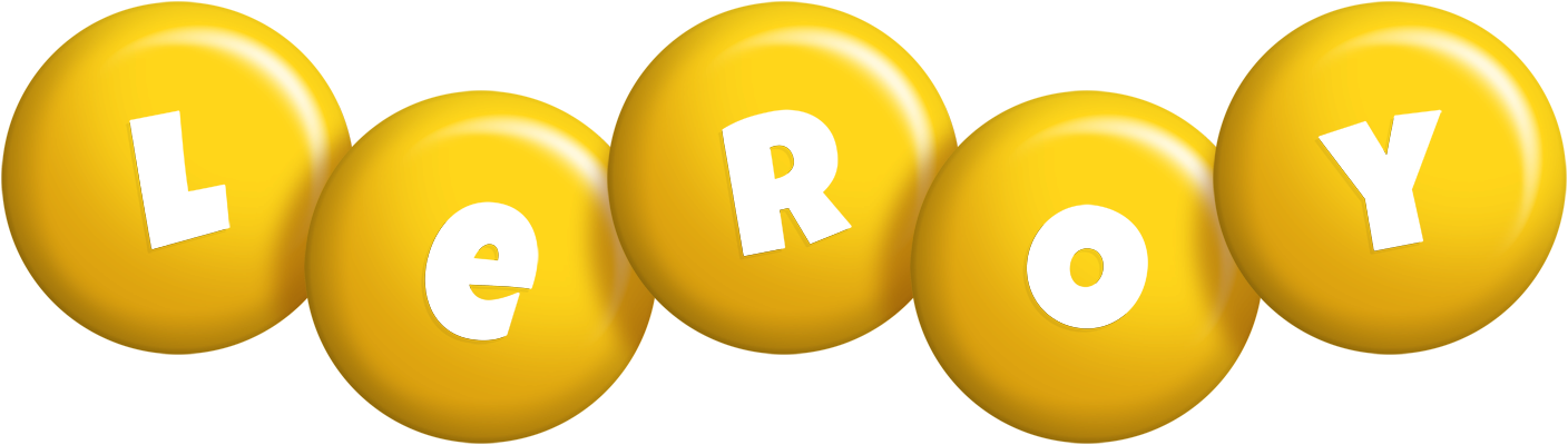 Leroy candy-yellow logo
