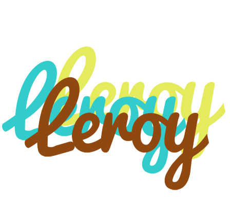 Leroy cupcake logo