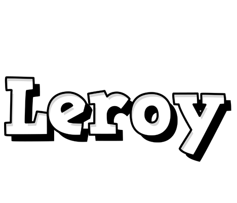 Leroy snowing logo