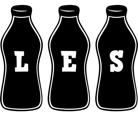 Les bottle logo
