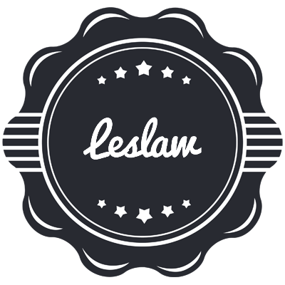 Leslaw badge logo