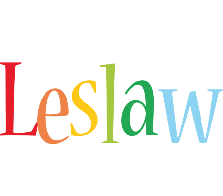 Leslaw birthday logo
