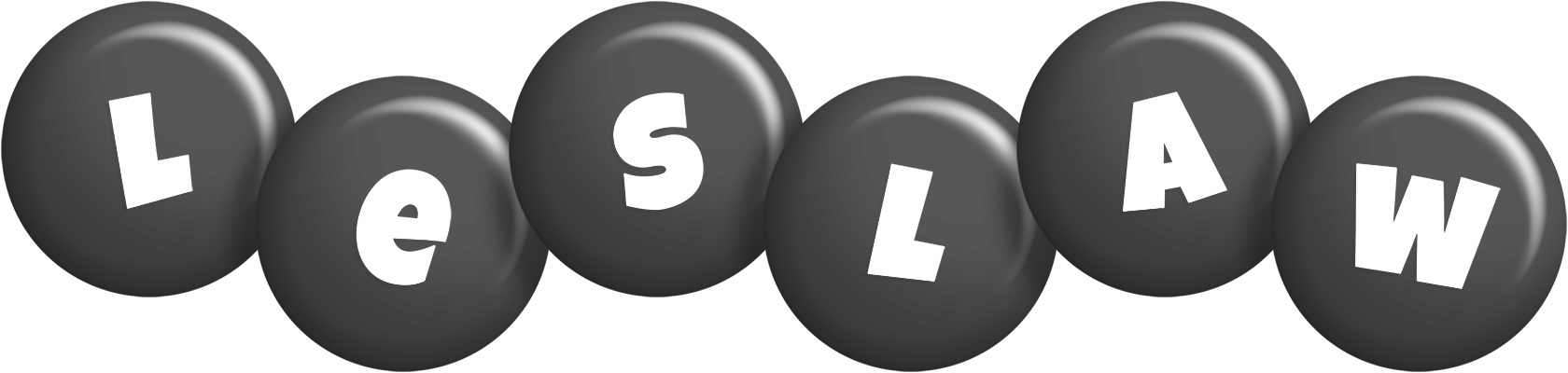 Leslaw candy-black logo