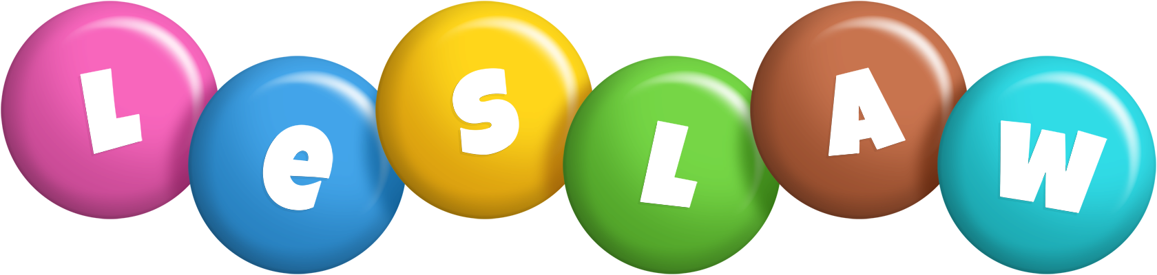 Leslaw candy logo