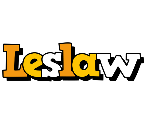 Leslaw cartoon logo