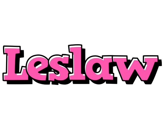 Leslaw girlish logo
