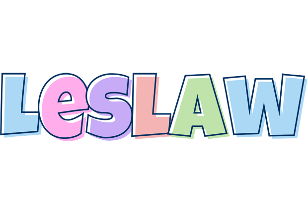 Leslaw pastel logo