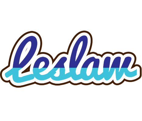Leslaw raining logo