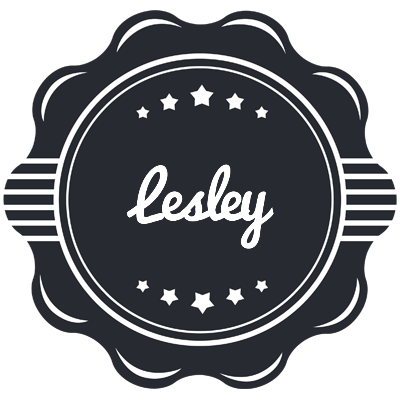 Lesley badge logo