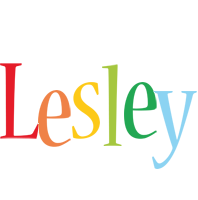 Lesley birthday logo