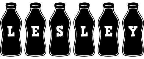 Lesley bottle logo