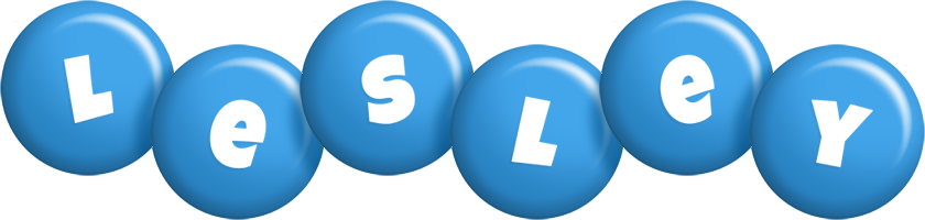 Lesley candy-blue logo