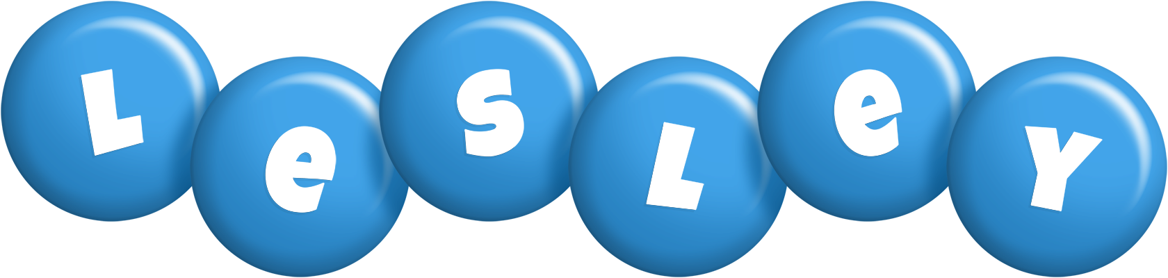 Lesley candy-blue logo