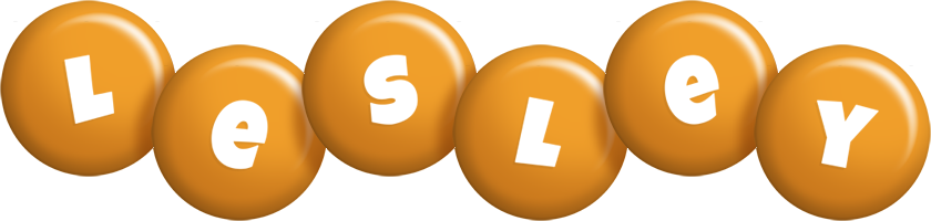 Lesley candy-orange logo