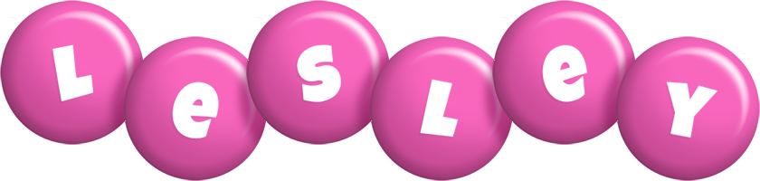 Lesley candy-pink logo