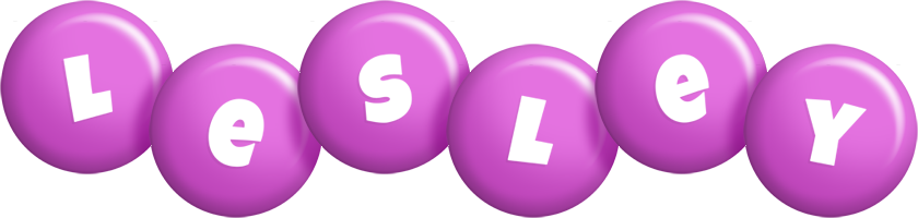 Lesley candy-purple logo