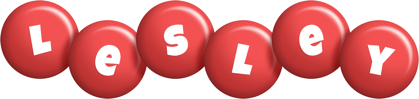 Lesley candy-red logo