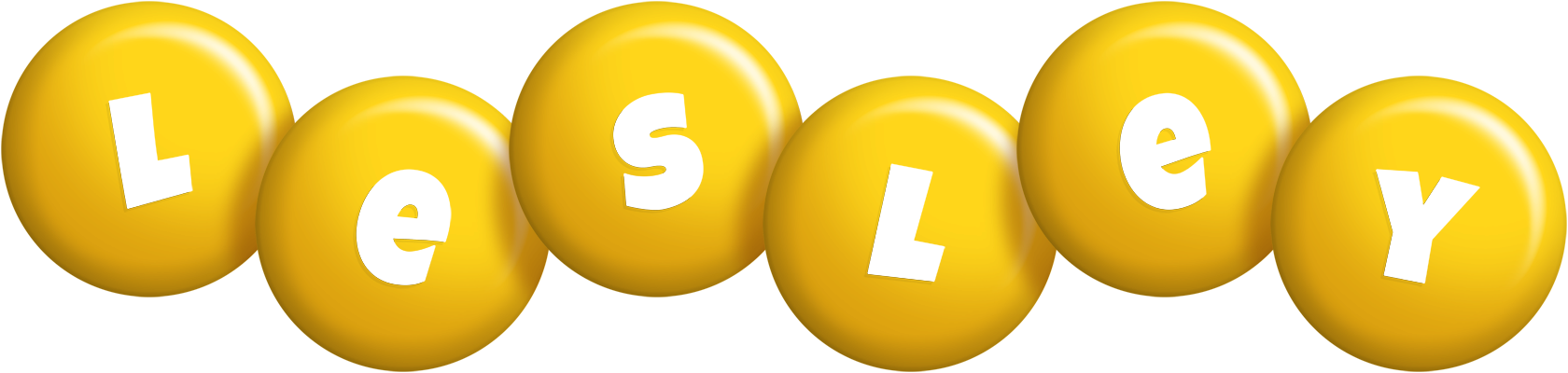 Lesley candy-yellow logo