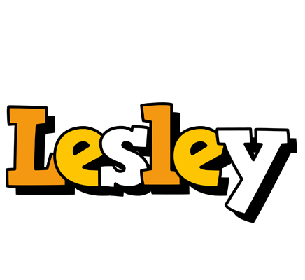 Lesley cartoon logo