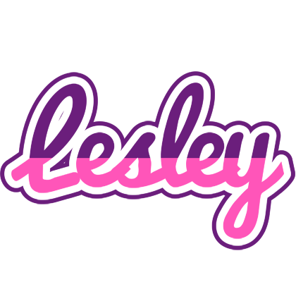 Lesley cheerful logo