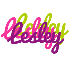 Lesley flowers logo