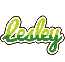 Lesley golfing logo