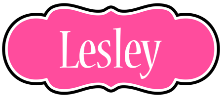 Lesley invitation logo