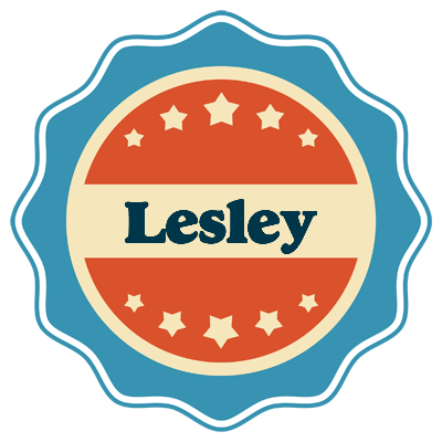 Lesley labels logo