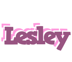 Lesley relaxing logo