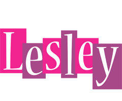 Lesley whine logo