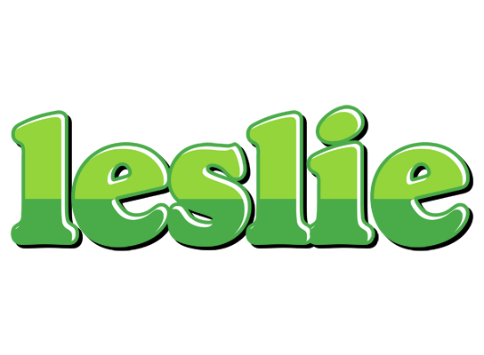 Leslie apple logo