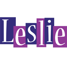Leslie autumn logo
