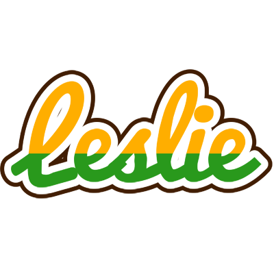 Leslie banana logo