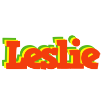 Leslie bbq logo