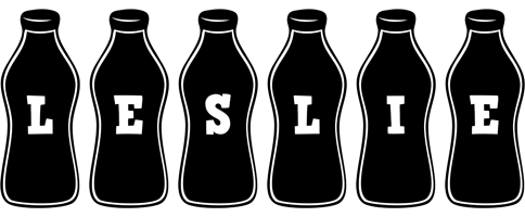 Leslie bottle logo