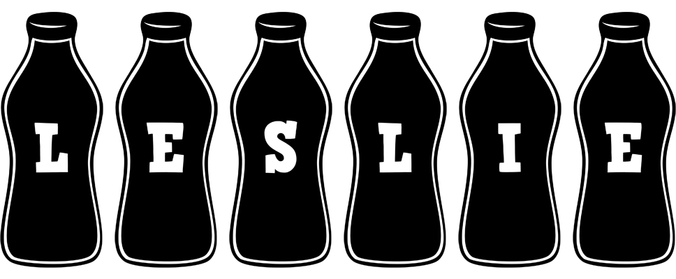 Leslie bottle logo