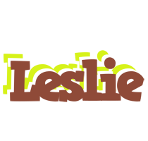 Leslie caffeebar logo