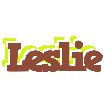 Leslie caffeebar logo