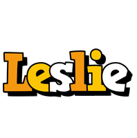 Leslie cartoon logo