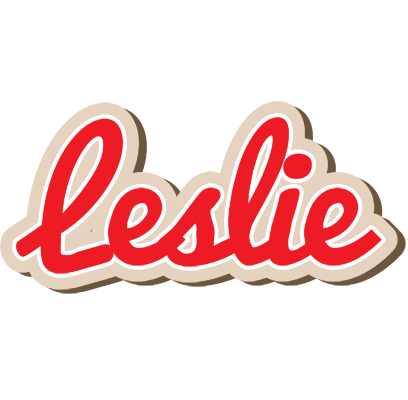 Leslie chocolate logo