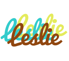 Leslie cupcake logo
