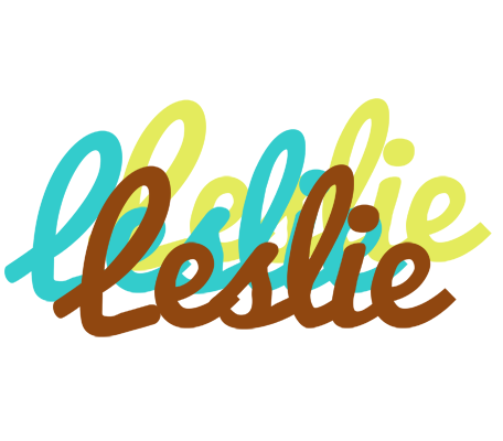 Leslie cupcake logo