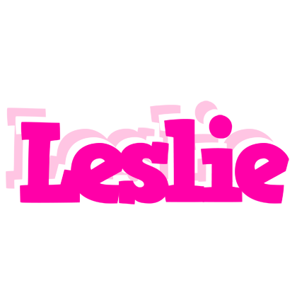 Leslie dancing logo