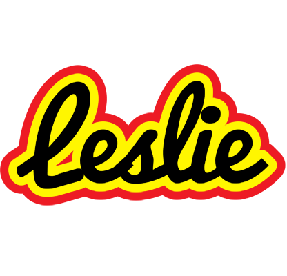 Leslie flaming logo