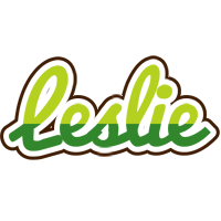 Leslie golfing logo