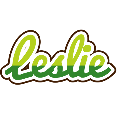 Leslie golfing logo
