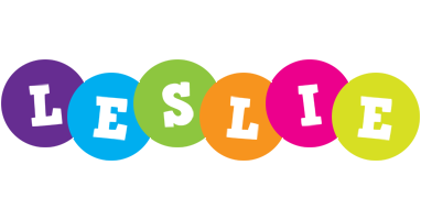 Leslie happy logo